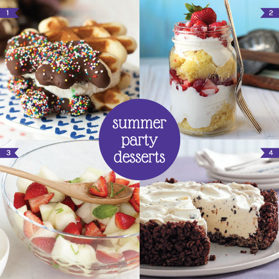 Easy Summer Desserts For A Party
 summer party desserts