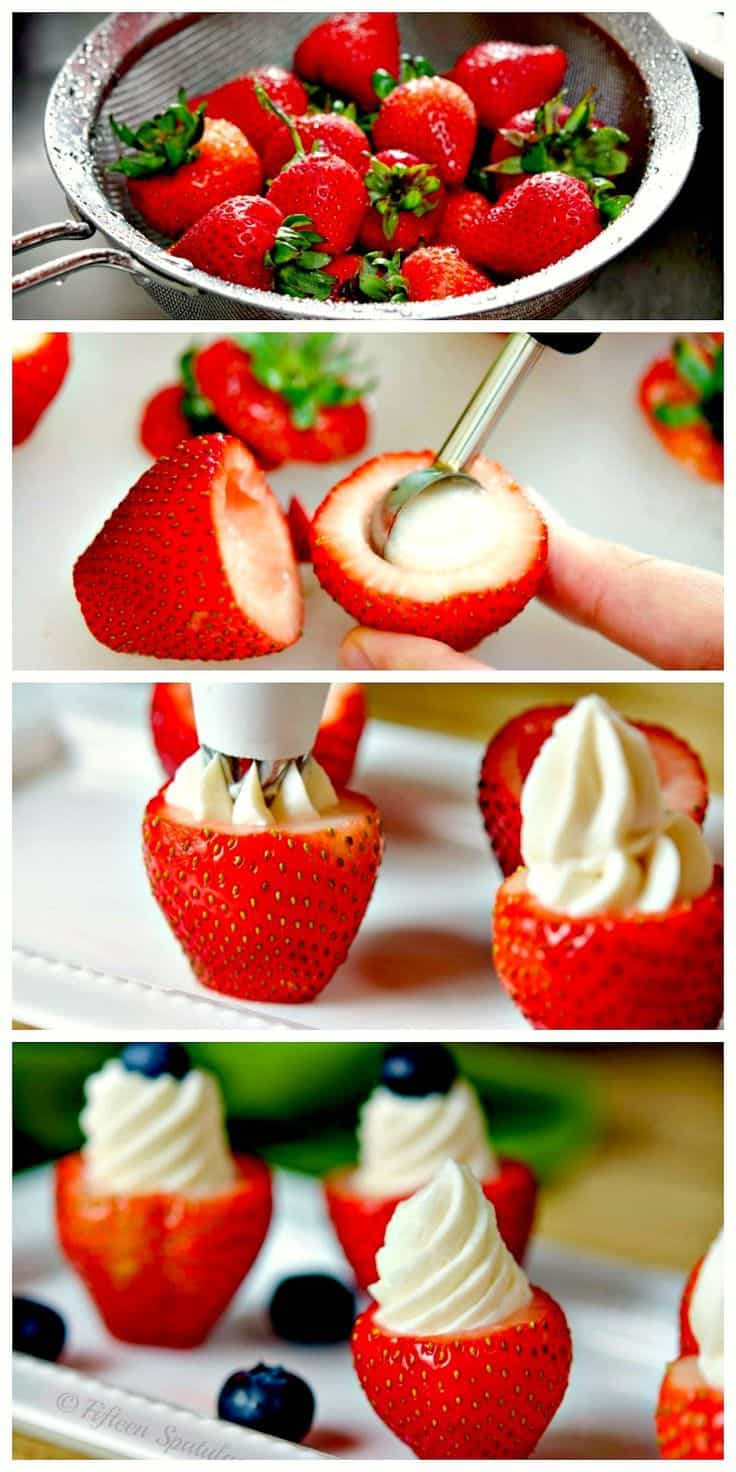Easy Summer Desserts For A Party
 Cheesecake Stuffed Strawberries Recipe