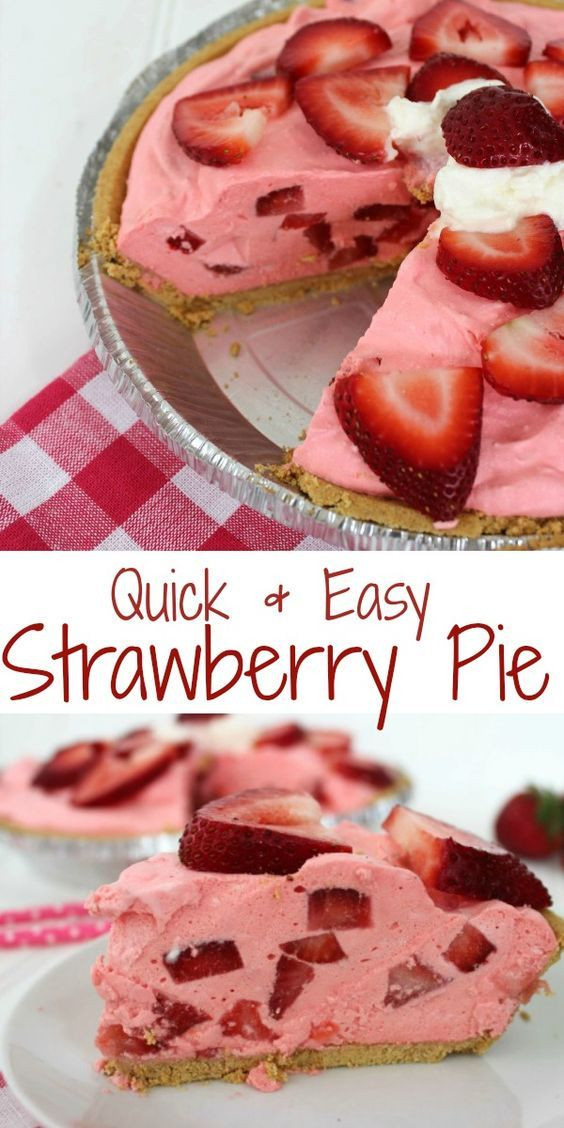 Easy Summer Desserts For Bbq
 Quick & Easy Strawberry Pie Recipe