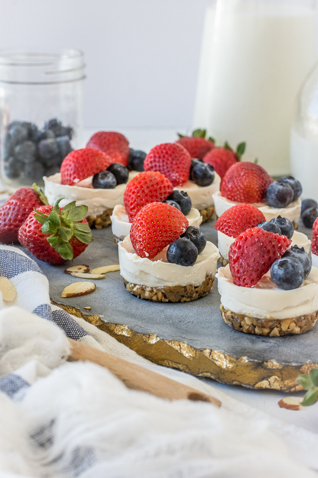 Easy Summer Desserts With Few Ingredients
 Simple 4 Ingre nt No Bake Mini Cheesecakes Gluten Free