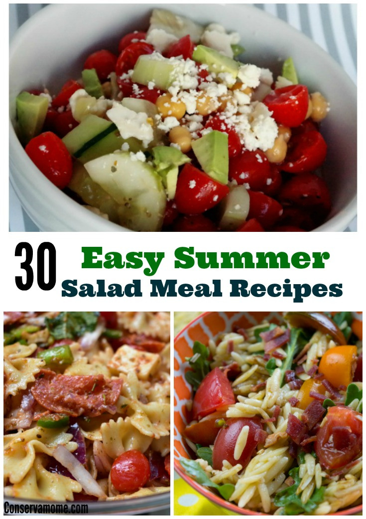 Easy Summer Dinner Ideas
 30 Easy Summer Salad Meal Recipes ConservaMom