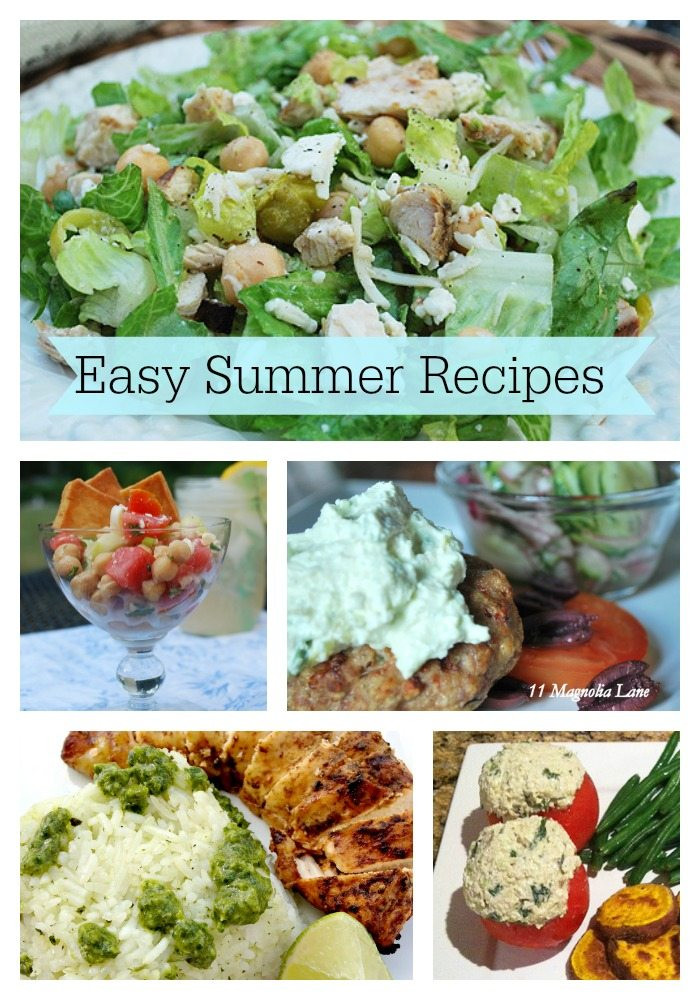 Easy Summer Dinner Ideas
 5 easy and delicious dinner ideas