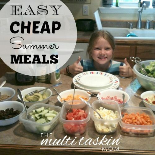 Easy Summer Dinner Recipes For Family
 Cheap and Easy Meals for Summer