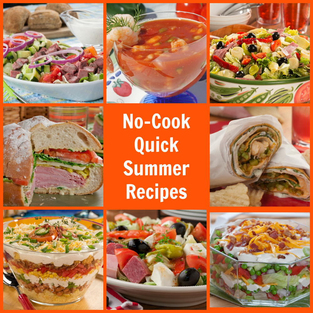 Easy Summer Dinners For Two
 No Cook Quick Summer Recipes