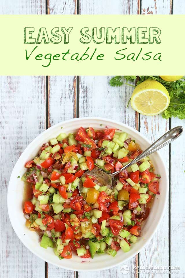Easy Summer Vegetarian Recipes
 Easy Summer Ve able Salsa Recipe
