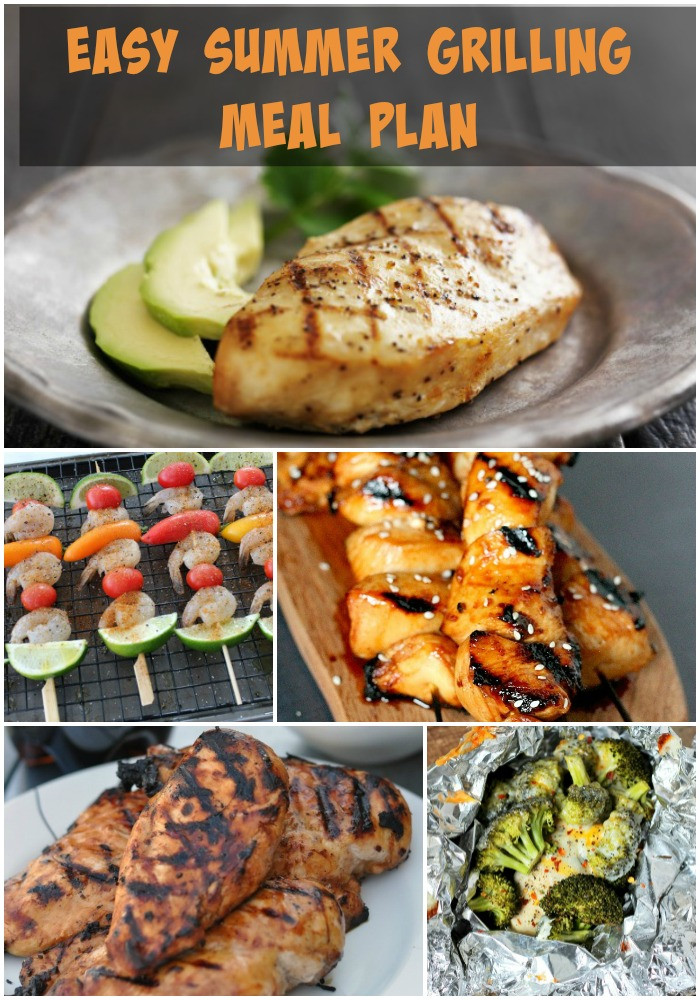 Easy Summertime Dinners
 Easy Summer Grilling Meal Plan