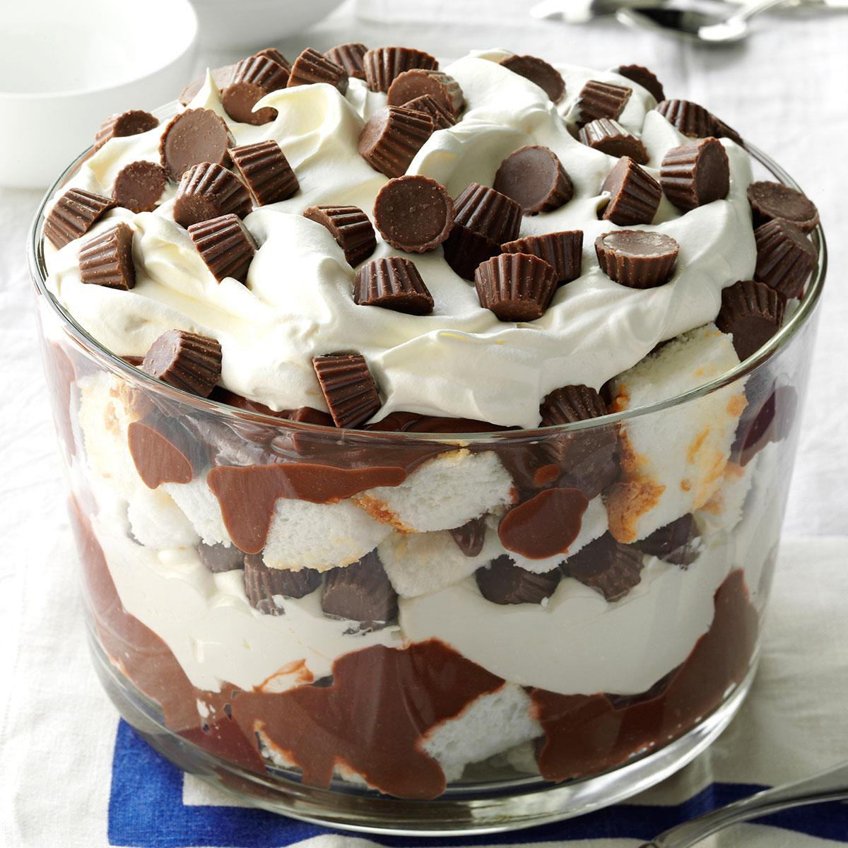 Easy To Make Healthy Desserts
 Peanut Butter Cup Trifle Recipe
