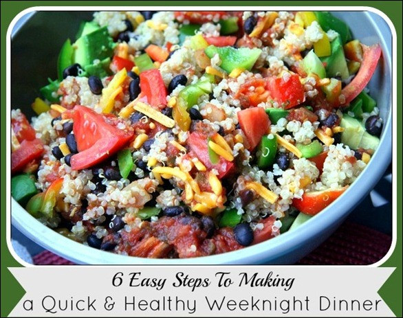 Easy Weeknight Dinners Healthy
 How to Make A Quick Healthy Dinner