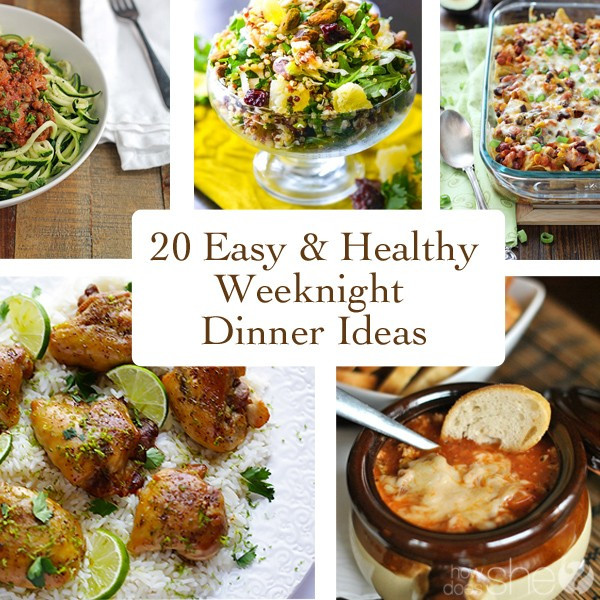 Easy Weeknight Dinners Healthy
 The Clean Green House Blog 20 Easy & Healthy Weeknight