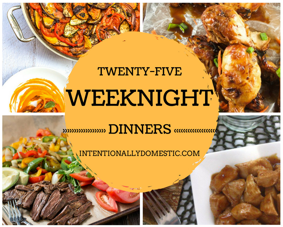 Easy Weeknight Summer Dinners
 25 Quick and Easy Weeknight Dinners