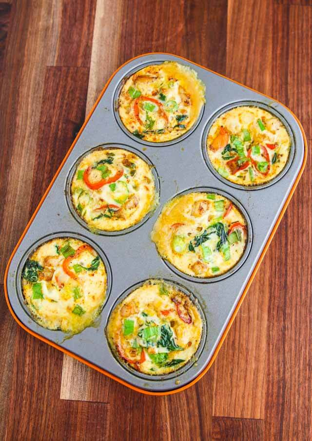 Egg White Breakfast Recipes Healthy
 Breakfast Shrimp Egg White Muffin Cups Recipe Jeanette s