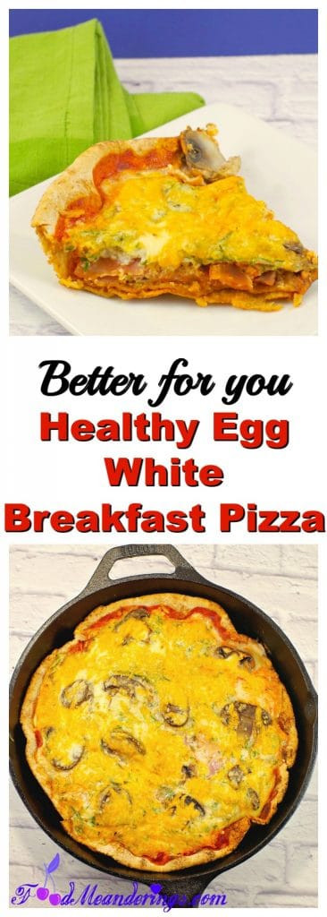 Egg White Breakfast Recipes Healthy
 Better for you breakfast pizza egg white breakfast pizza