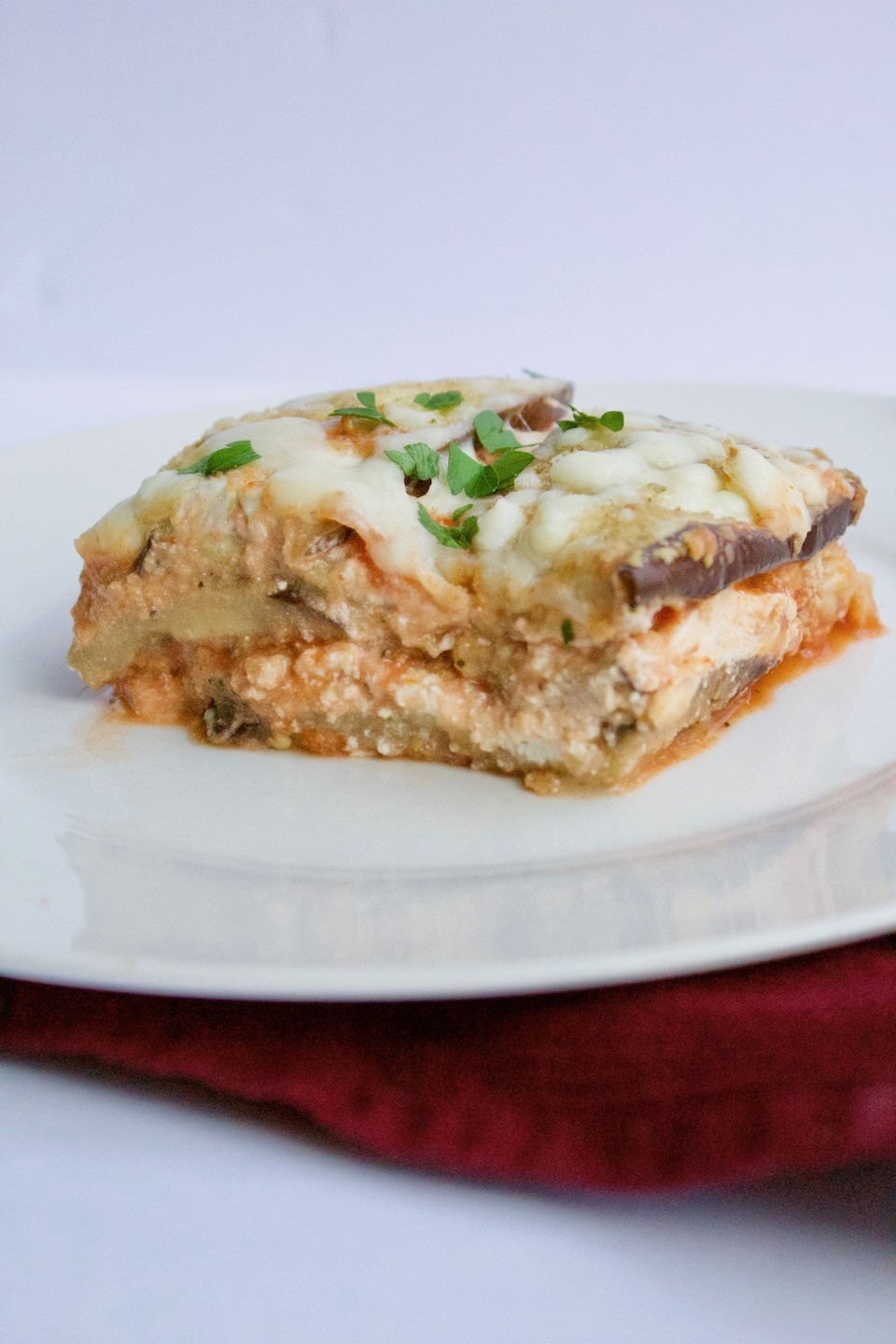 Eggplant Lasagna Healthy
 Low Carb Eggplant Parm Lasagna Sinful Nutrition