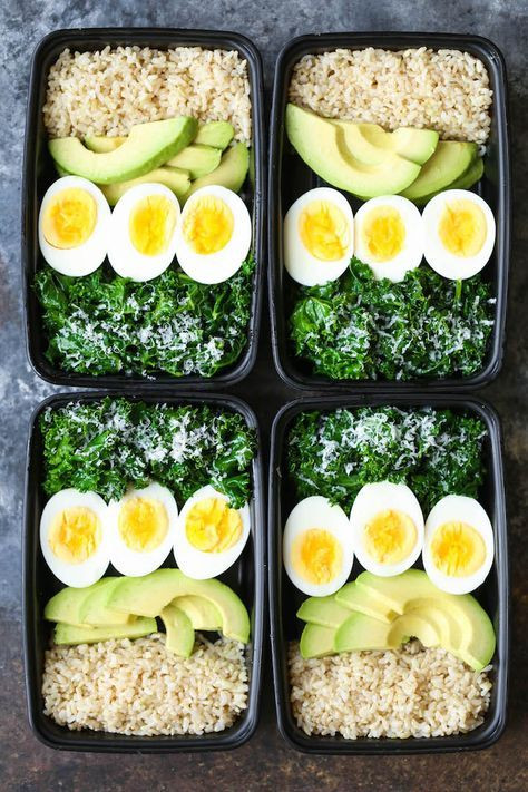 Eggs And Rice For Breakfast Healthy
 Avocado and Egg Breakfast Meal Prep Recipe