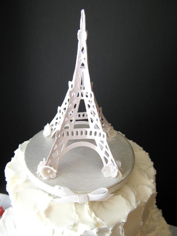 Eiffel Tower Wedding Cakes
 Eiffel Tower Wedding Cake Topper