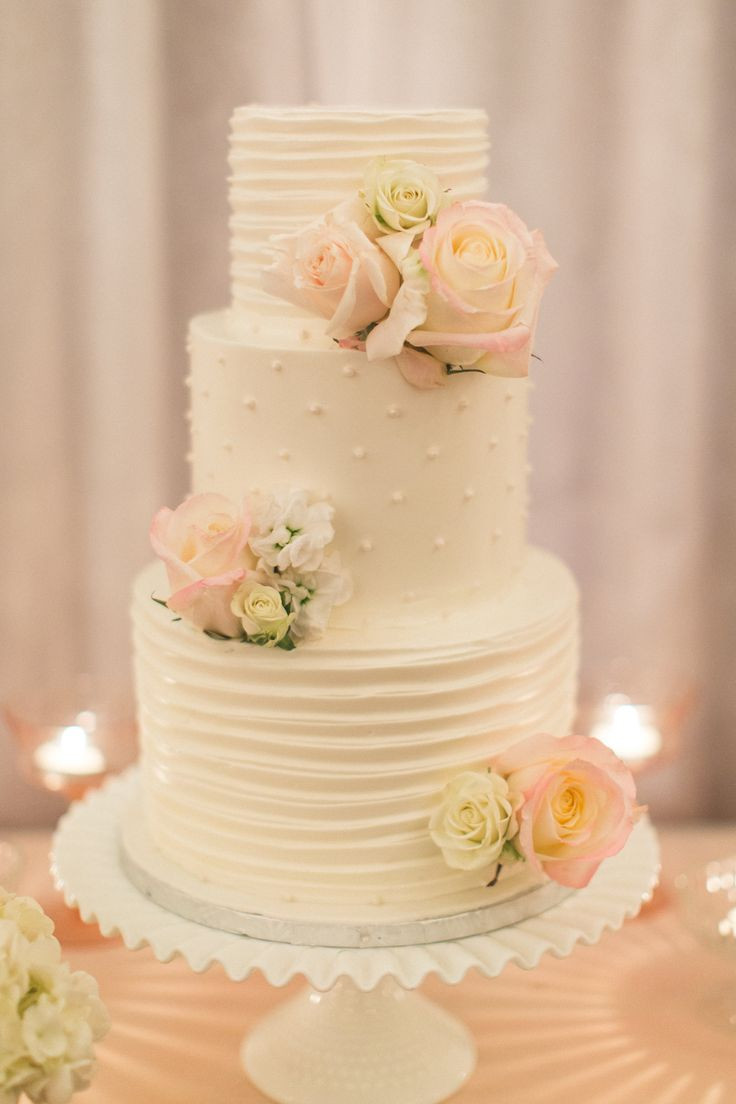 Elegant Buttercream Wedding Cakes
 Best 25 Buttercream wedding cake ideas on Pinterest