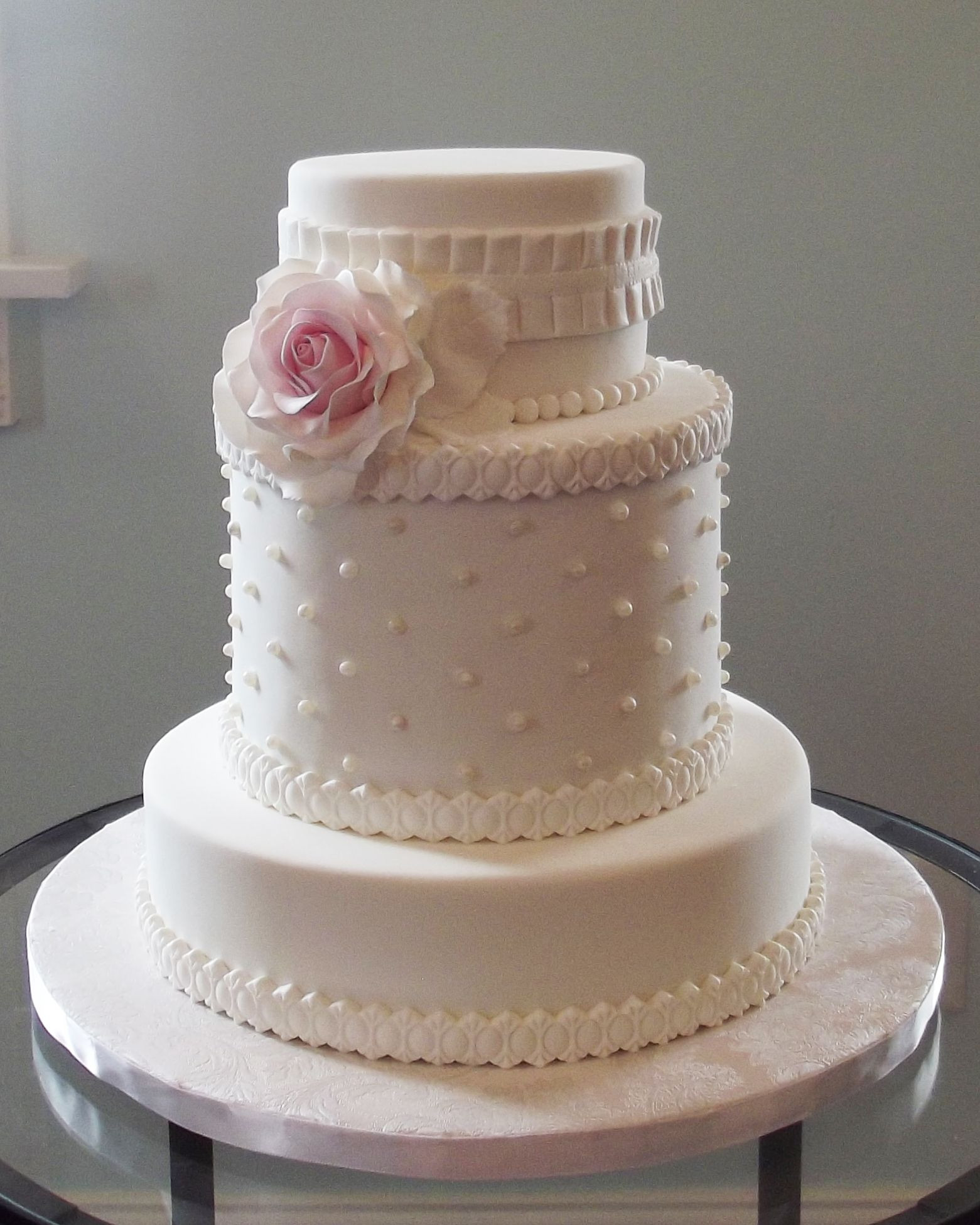 Elegant Buttercream Wedding Cakes
 Pin Very Elegant Light Blue Buttercream Wedding Cake With