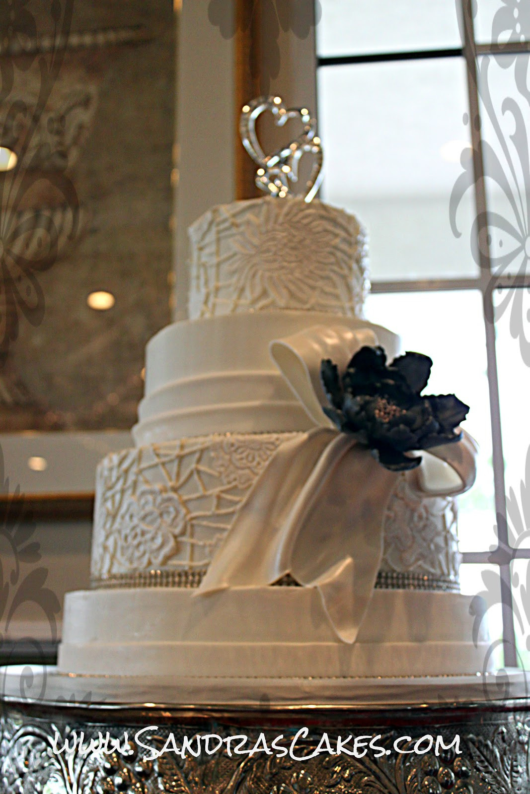 Elegant Wedding Cakes With Bling
 Birthday Cakes Elegant and Sophisticated Wedding Cake