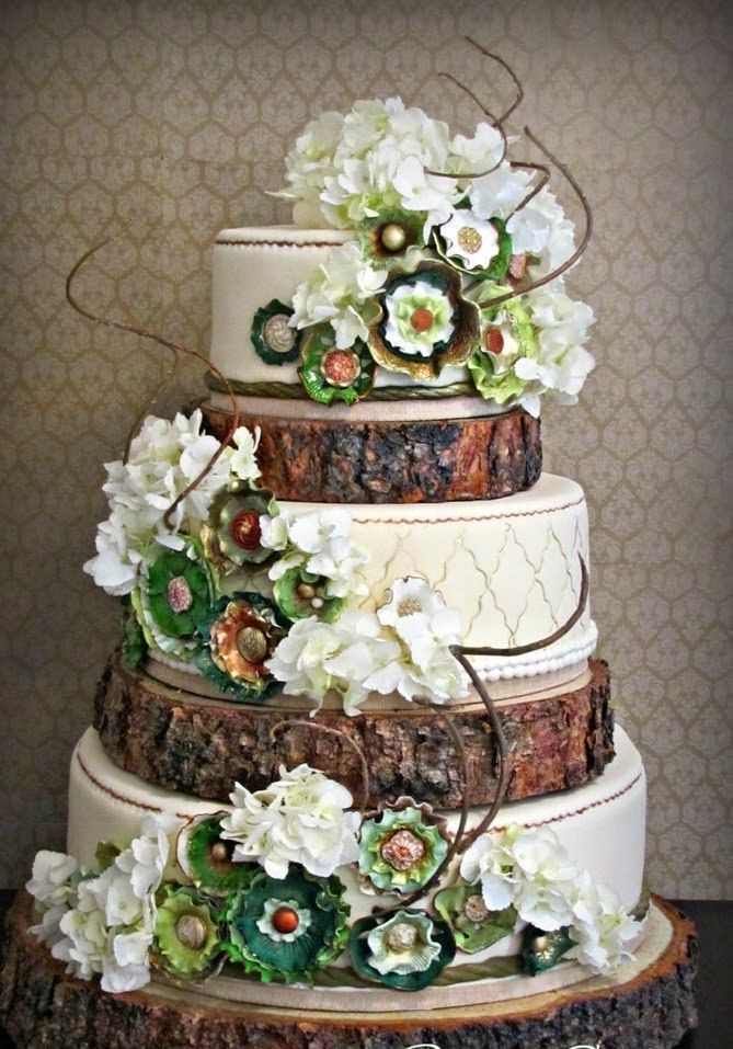 Enchanted Forest Wedding Cakes
 WEDDING & CELEBRATION THEMES & SCHEMES Country