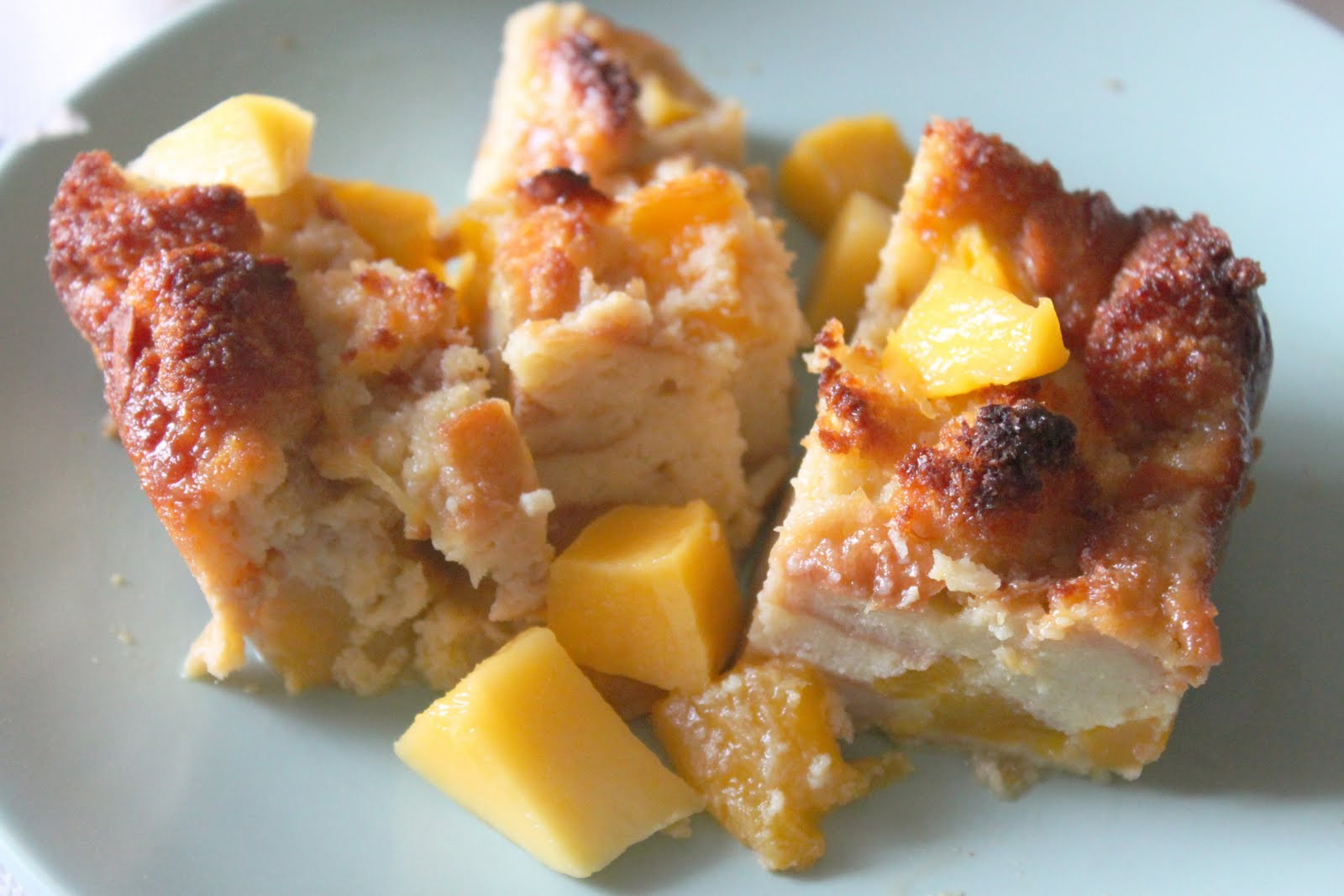 End Of Summer Desserts
 Velvet Moss Mango Bread Pudding Perfect End of Summer