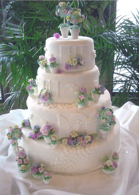 English Wedding Cakes
 Traditional Wedding Cakes English Garden