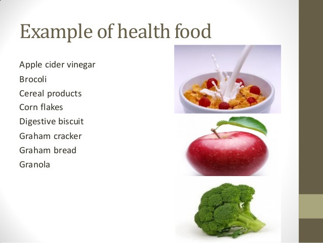 Examples Of Healthy Snacks
 Junk food and healthy food