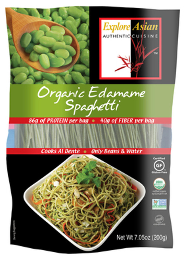 Explore Asian Organic Edamame Spaghetti
 Explore Asian Edamame Spaghetti Pasta 200g Explore Asian