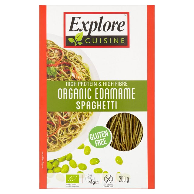 Explore Asian Organic Edamame Spaghetti
 Explore Asian Gluten Free & Organic Edamame Spaghetti 200g