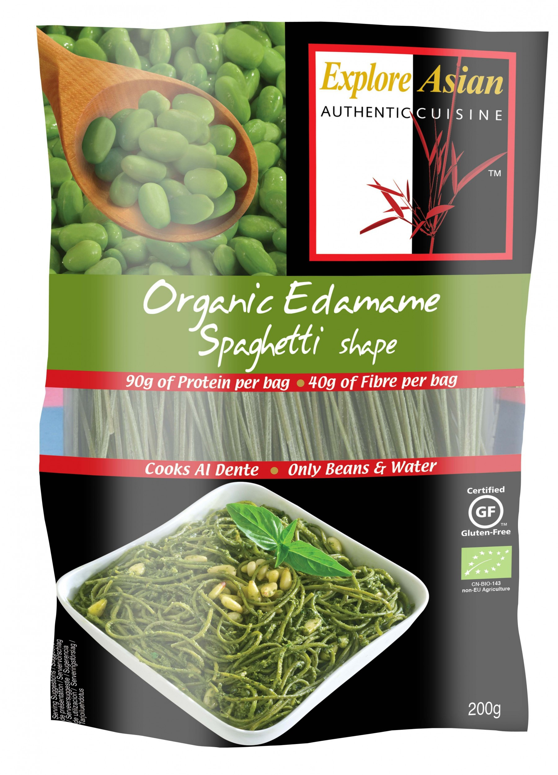 Explore Asian Organic Edamame Spaghetti
 Explore Asian Organic Edamame Spaghetti 200g