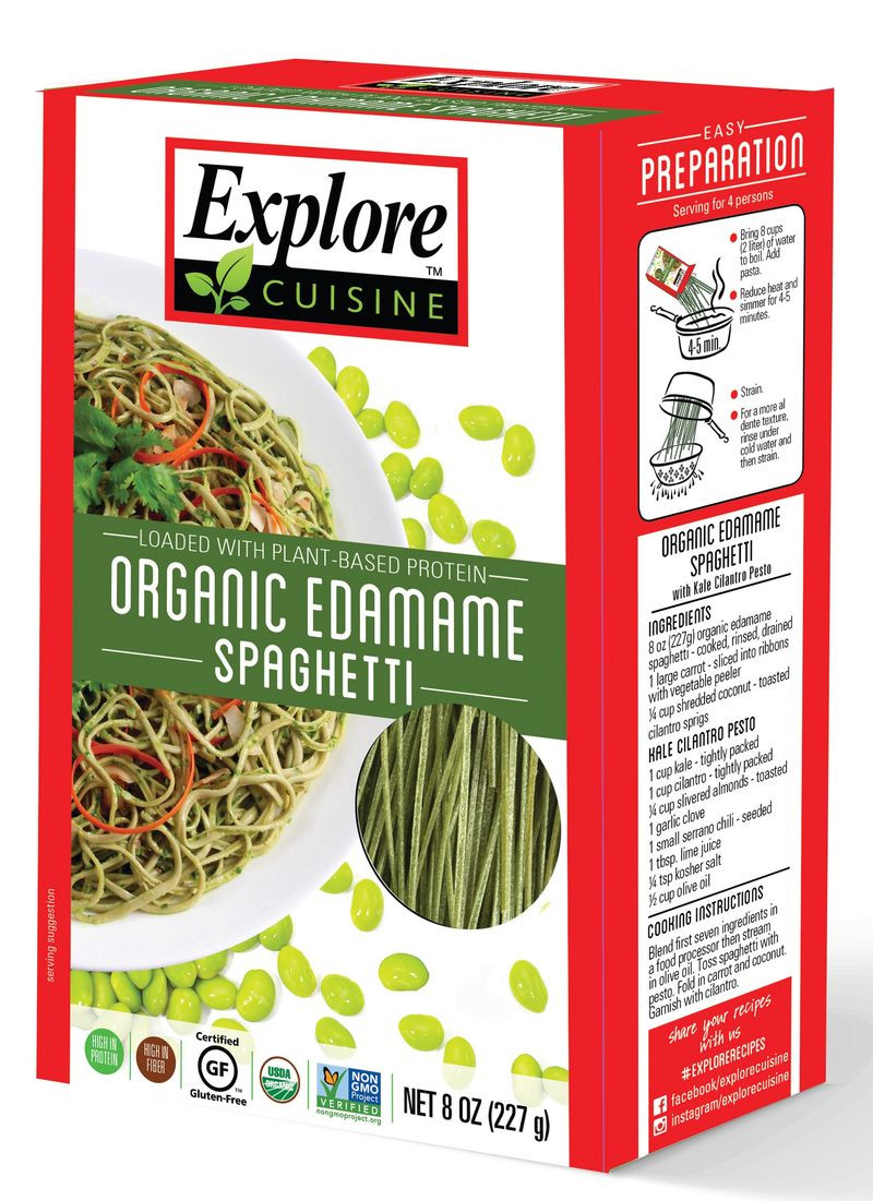 Explore Asian Organic Edamame Spaghetti
 Ve able Based Noodles Edamame Spaghetti