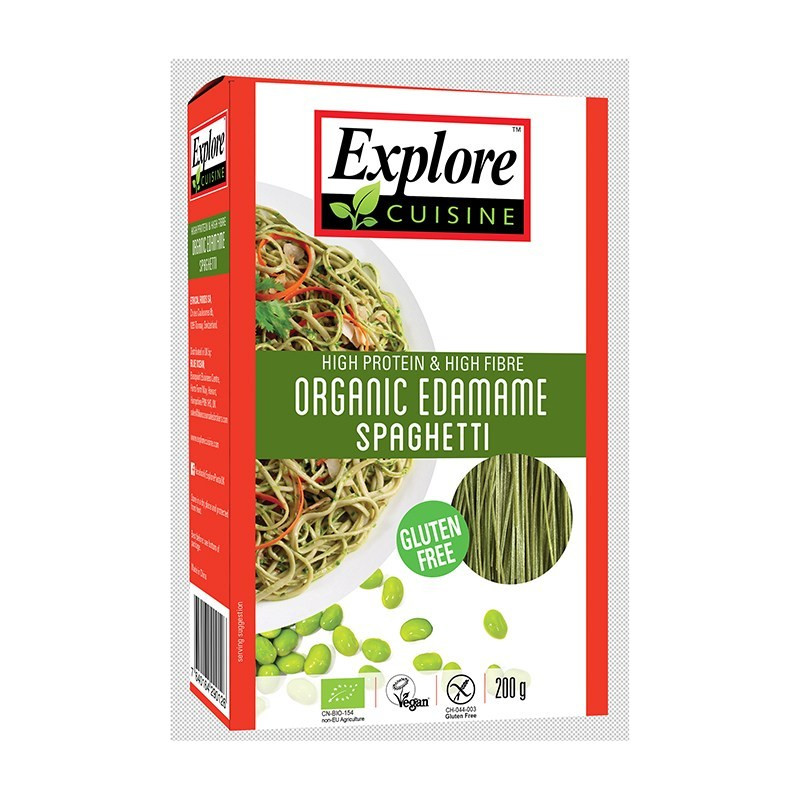 Explore Cuisine Organic Edamame Spaghetti
 Explore Cuisine Organic Edamame Spaghetti 200g The