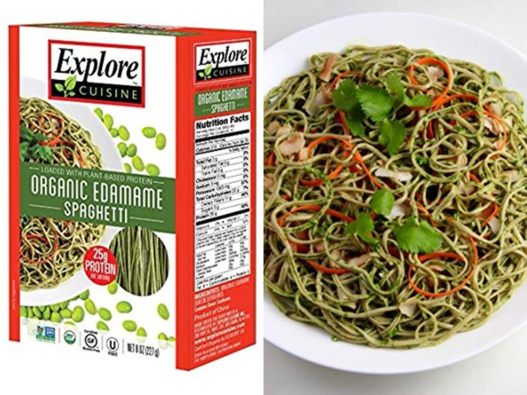 Explore Cuisine Organic Edamame Spaghetti
 People say edamame spaghetti tastes just like the real