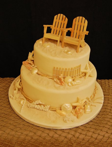 Extreme Wedding Cakes
 Wedding2tierbeachchairshells9 Fort Myers