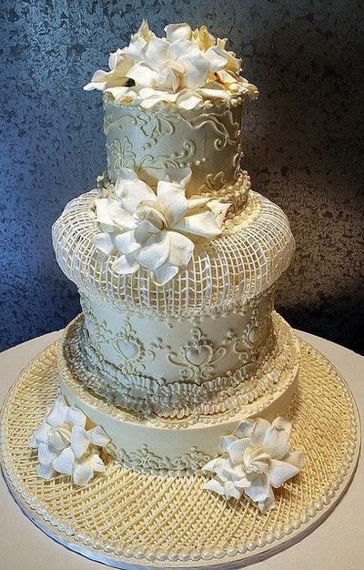 Extreme Wedding Cakes
 Wedding cake decorated in an extreme Victorian style