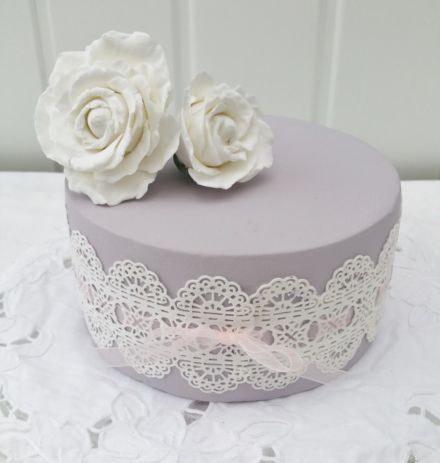 Fake Wedding Cakes For Display
 Lace cake fake cake mauve cake display cake