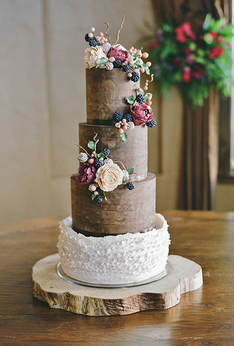 Fall Wedding Cakes
 Floral Wedding Cakes