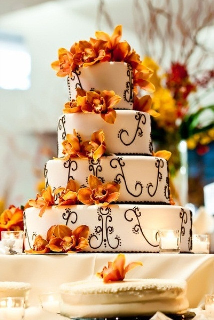Fall Wedding Cakes Ideas
 24 Great Ideas for Fall Wedding Cake Decoration Style