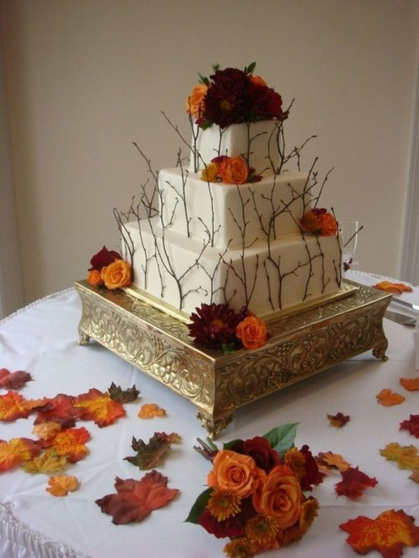 Fall Wedding Cakes Pictures
 31 Cake Ideas For Fall Weddings