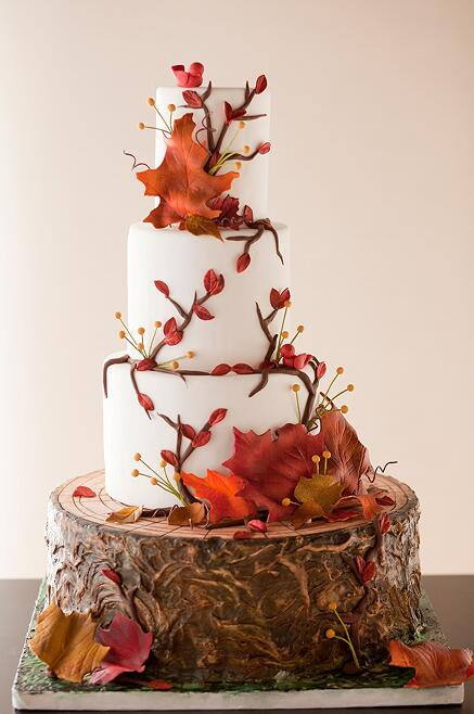 Fall Wedding Cakes
 20 Rustic Country Wedding Cakes for The Perfect Fall Wedding