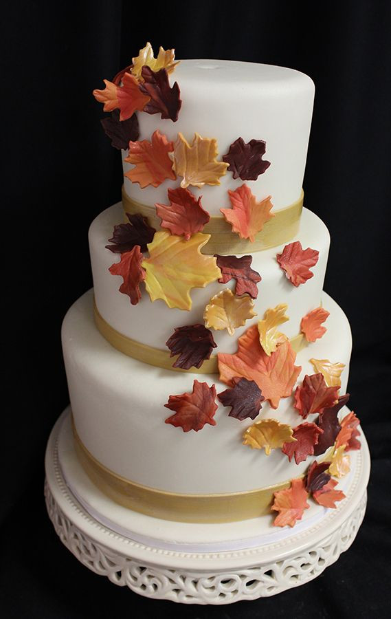 Fall Wedding Cakes with Leaves 20 Of the Best Ideas for Fall Wedding Cakes We Love Fall Weddings