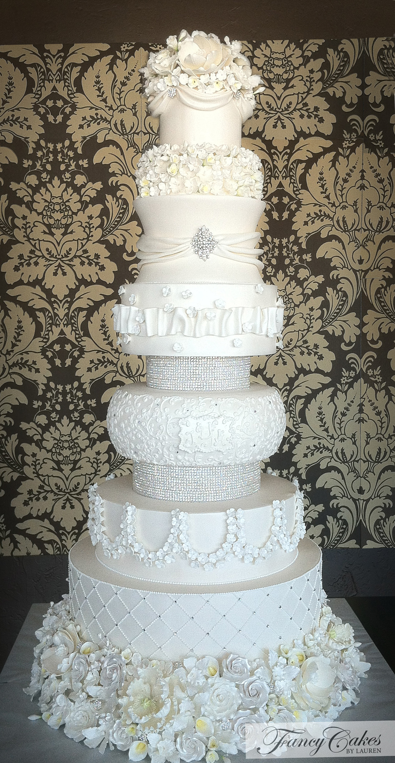 Fancy Wedding Cakes
 Weddings in White Part 2 on Pinterest