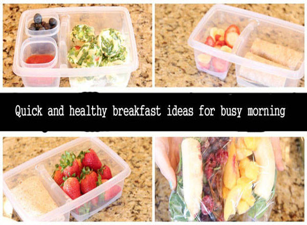 Fast And Healthy Breakfast
 Quick And Healthy Breakfast Ideas For Busy Morning