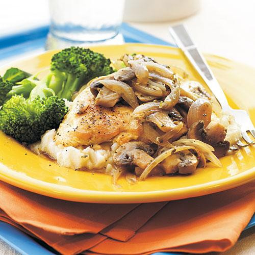 Fast And Healthy Dinners
 Mushroom Herb Chicken 5 Ingre nt Chicken Recipes