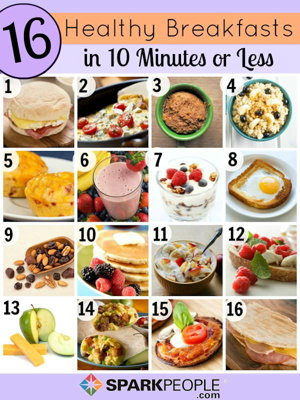 Fast Easy Healthy Breakfast
 Quick and Healthy Breakfast Ideas
