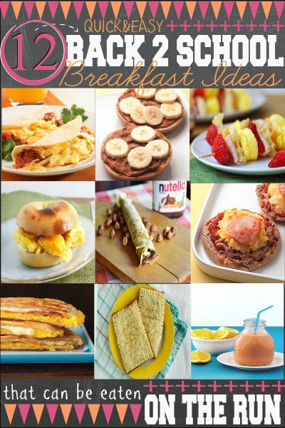 Fast Easy Healthy Breakfast
 School Lunch Planning Printables First Home Love Life