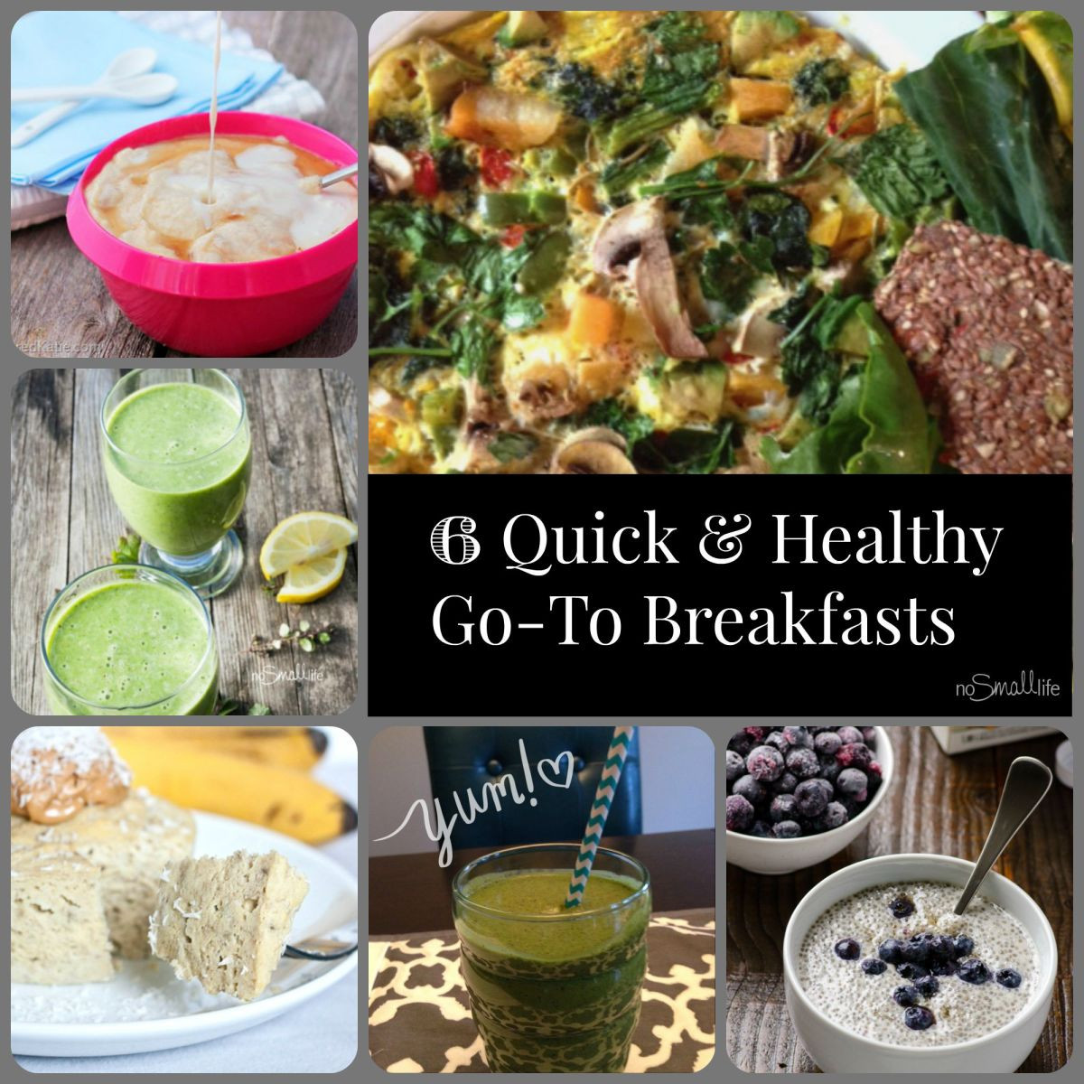 Fast Healthy Breakfast To Go
 My 6 Quick & Healthy Go To Breakfasts