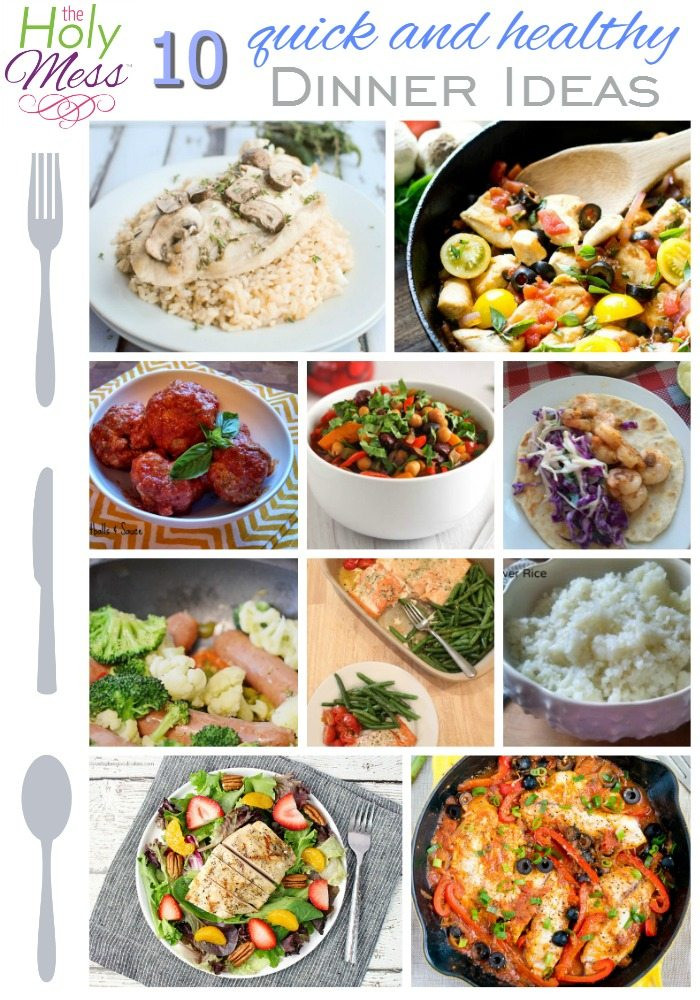 Fast Healthy Dinners For Family
 10 Quick and Healthy Family Dinner Ideas The Holy Mess