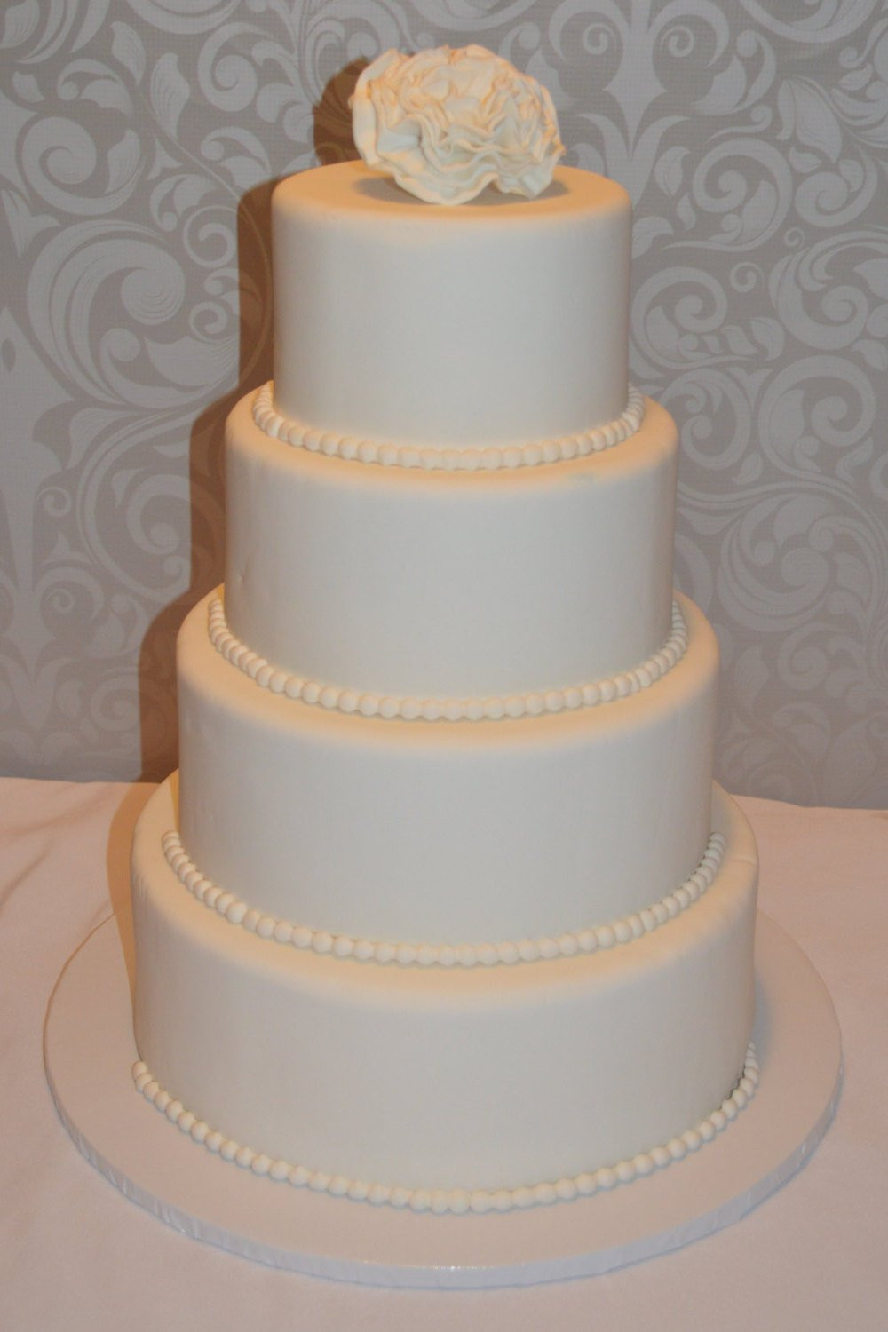 Faux Wedding Cakes
 Four Tier Fondant Faux Wedding Cake Fake wedding cake faux