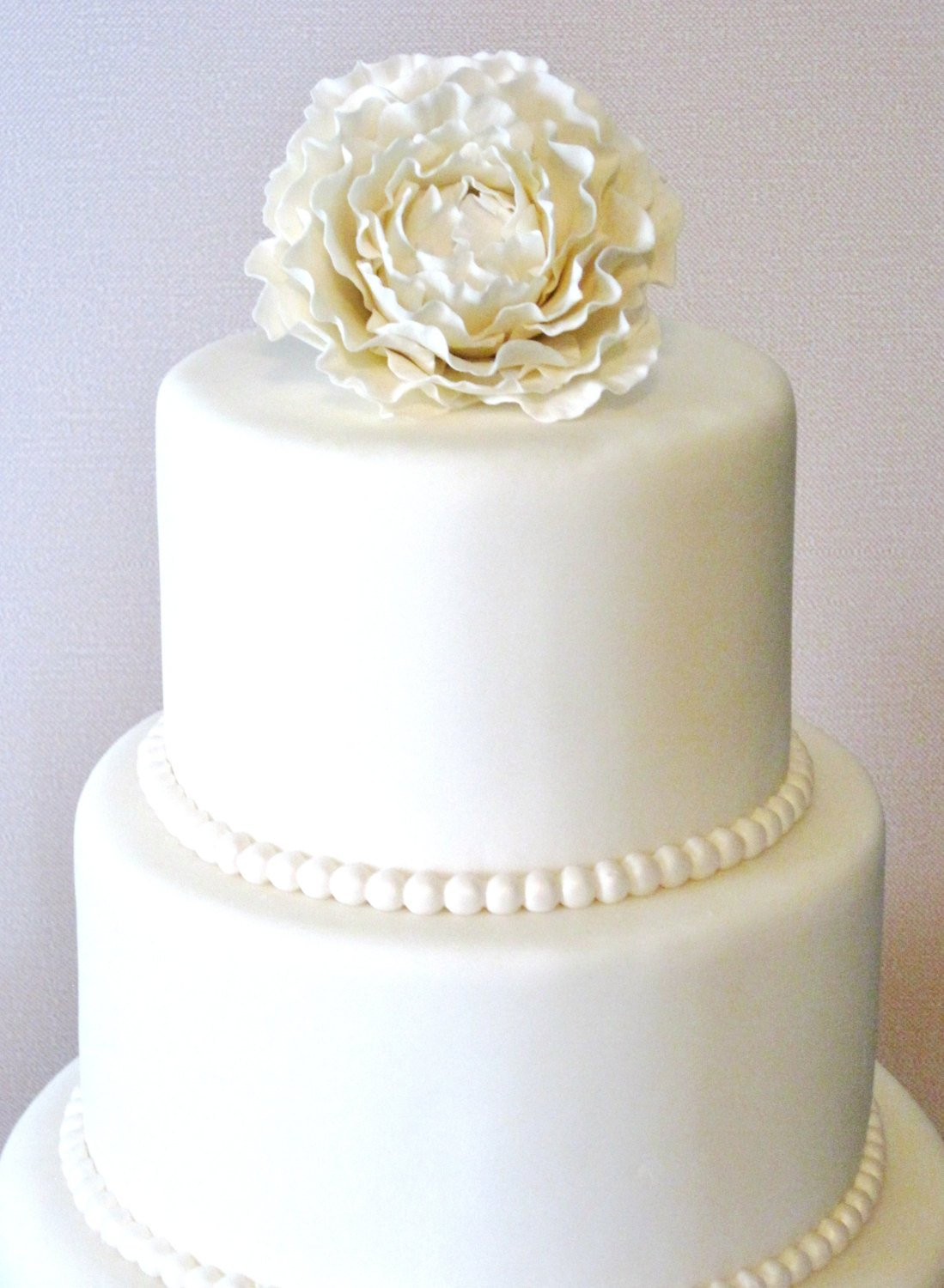 Faux Wedding Cakes
 Three Tier Fondant Wedding Cake Fake Wedding Cake Faux