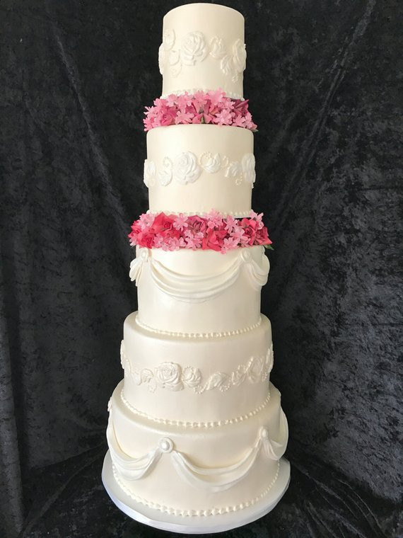 Faux Wedding Cakes
 Five tier faux wedding cake